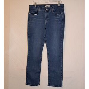 Levi's Women Size 31 Jeans Dark Wash Pants Classic Straight Cotton W31 L30